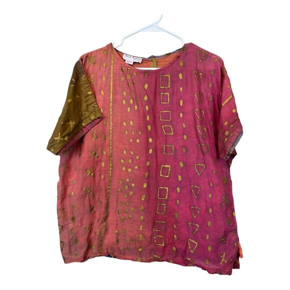 Orients Exclusive by Kohli Boho Blouse Shirt Top Cottage Indie Fairy Hippie - Picture 7 of 7